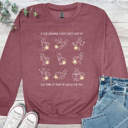 Little Lights Sweatshirt - Christian graphic sweatshirt