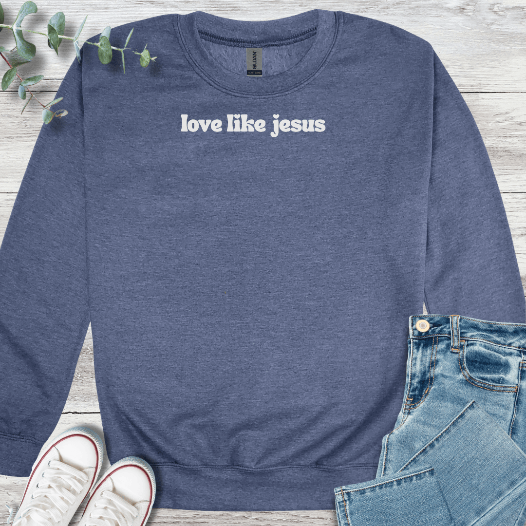 Perfect Love Sweatshirt - Christian graphic sweatshirt