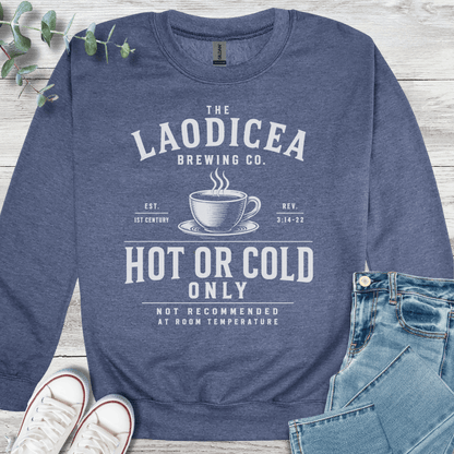 Hot or Cold Sweatshirt - Christian graphic sweatshirt