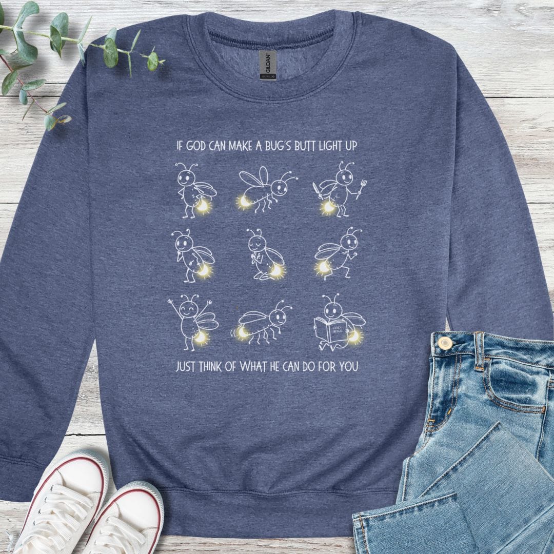 Little Lights Sweatshirt - Christian graphic sweatshirt
