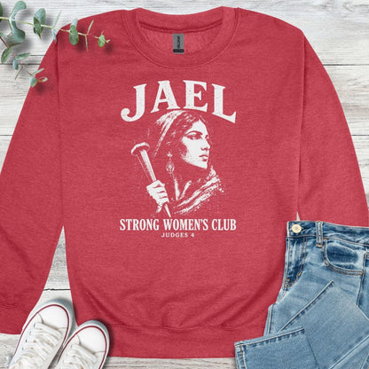 Jael Strong Sweatshirt - Christian graphic sweatshirt