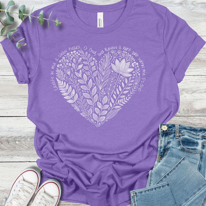 Floral Heart T-Shirt