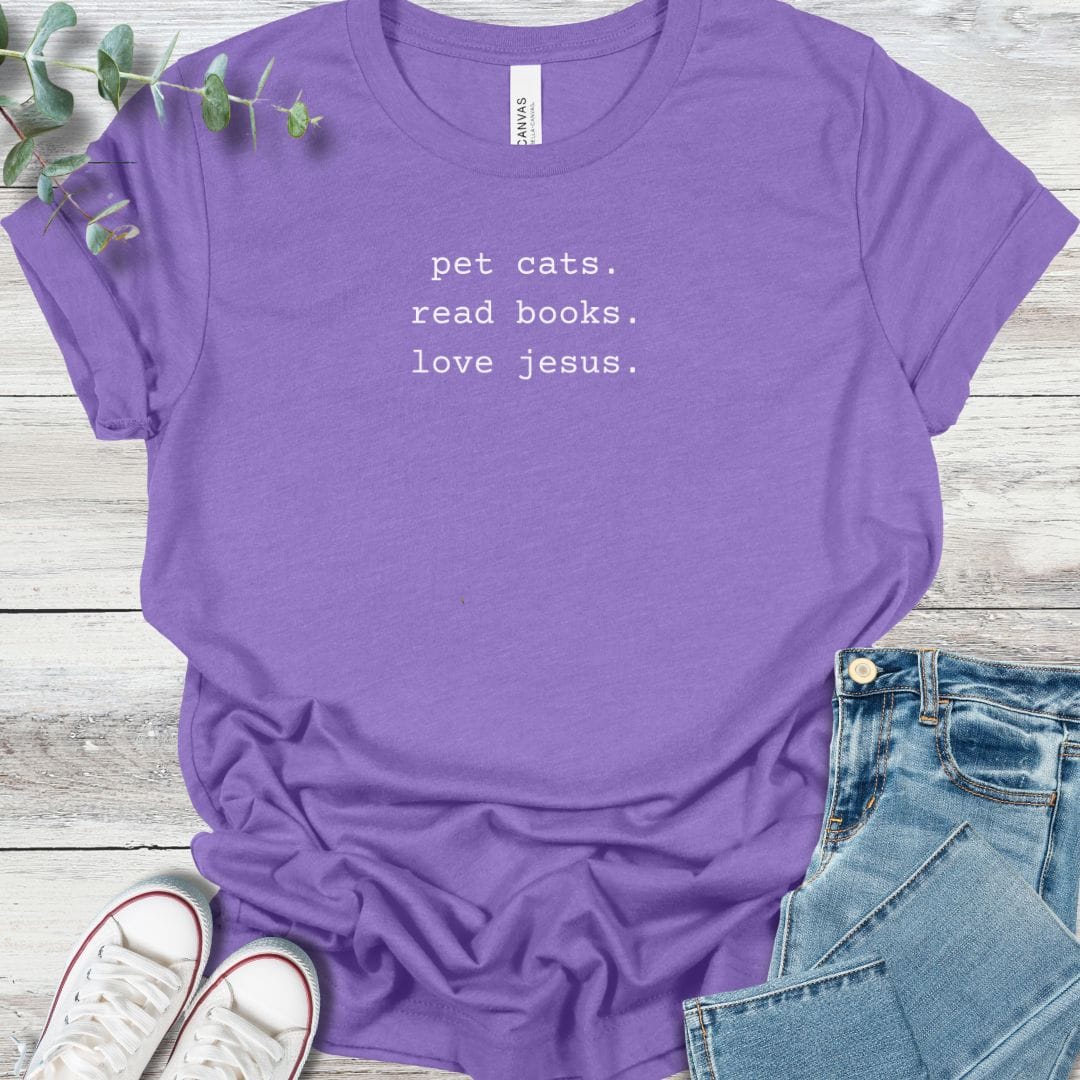Good Company T-Shirt in Heather Team Purple - Christian graphic tee