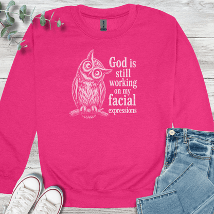 Facial Sanctification Sweatshirt - Christian graphic sweatshirt