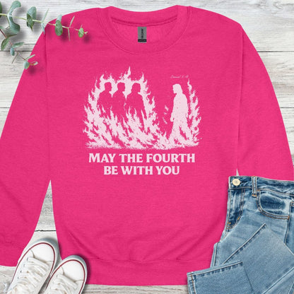 The Fourth Sweatshirt - Christian graphic sweatshirt