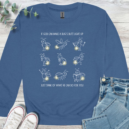 Little Lights Sweatshirt - Christian graphic sweatshirt