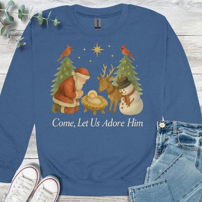 Christmas Adoration Sweatshirt