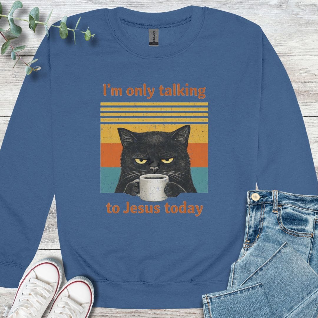 Social Fasting Sweatshirt - Christian graphic sweatshirt