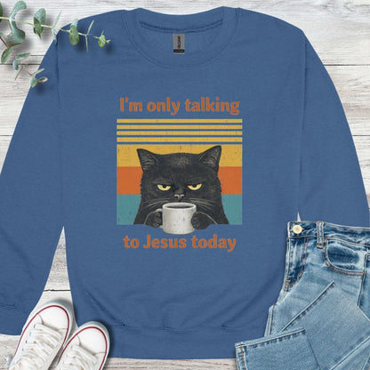 Social Fasting Sweatshirt - Christian graphic sweatshirt