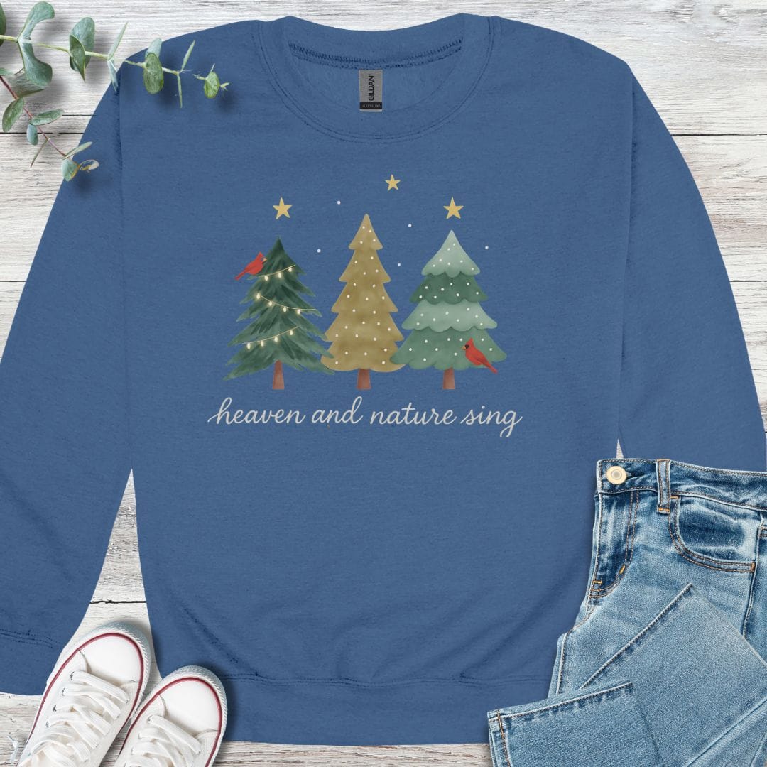Heaven's Song Sweatshirt - Christian graphic sweatshirt