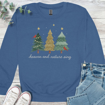 Heaven's Song Sweatshirt - Christian graphic sweatshirt