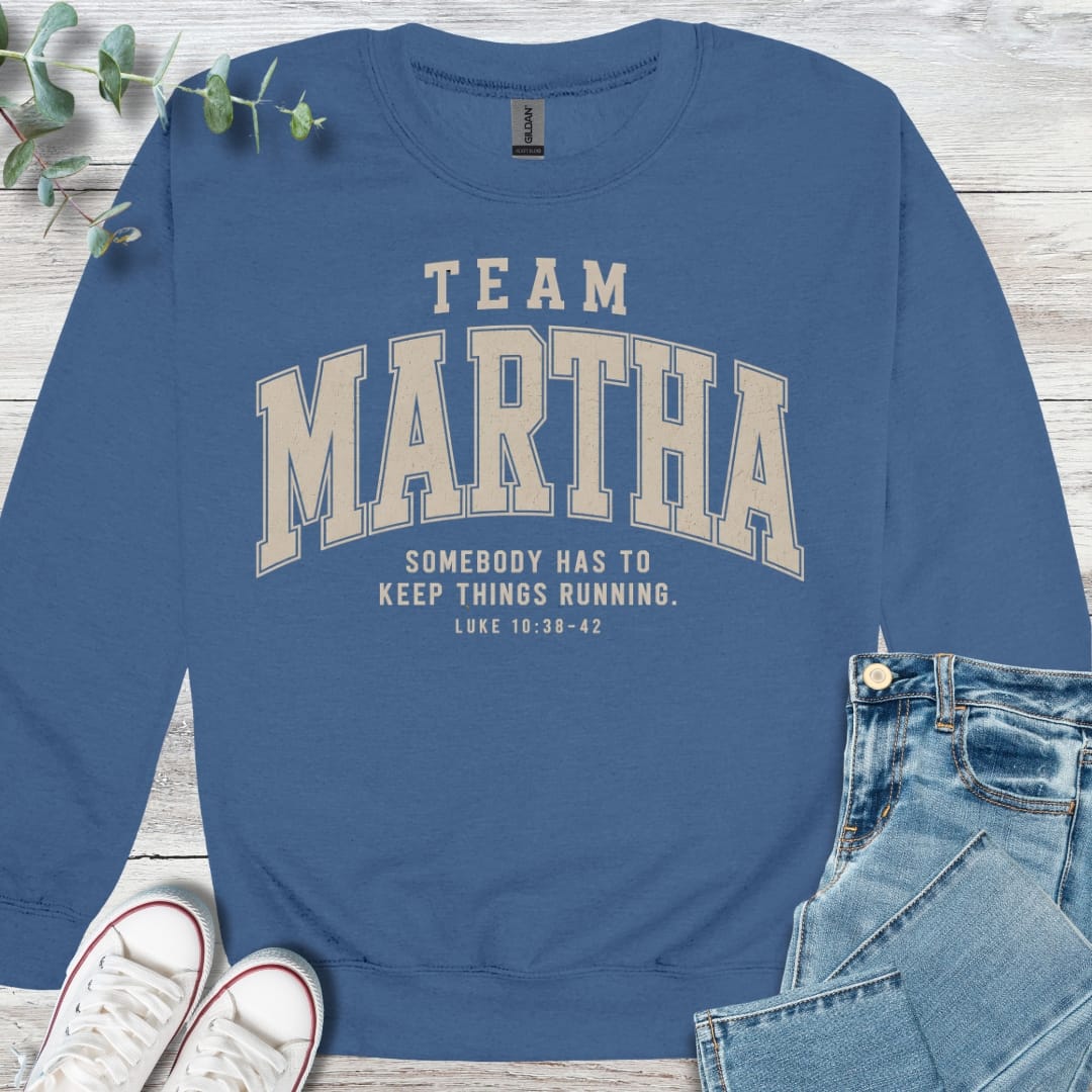 Team Martha Sweatshirt - Christian graphic sweatshirt