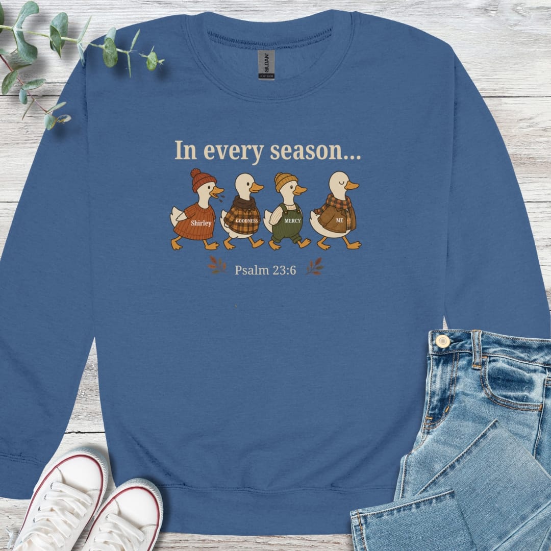 The Fall Chase Sweatshirt - Christian graphic sweatshirt