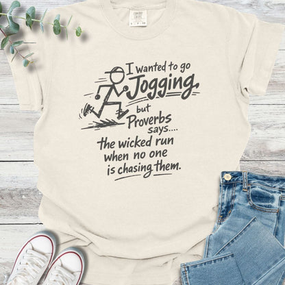 Twisted Cardio T-Shirt in Ivory - Christian graphic tee