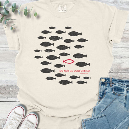 Not Conformed T-shirt in Ivory - Christian graphic tee
