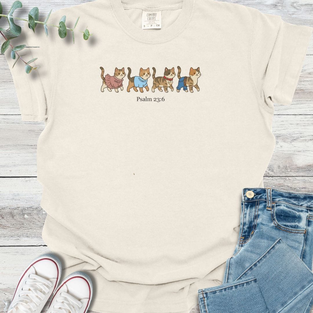 Pursued T-Shirt in Ivory - Christian graphic tee