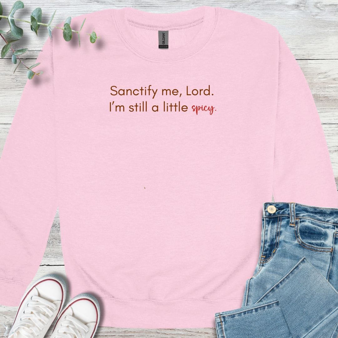 Spicy Sweatshirt - Christian graphic sweatshirt