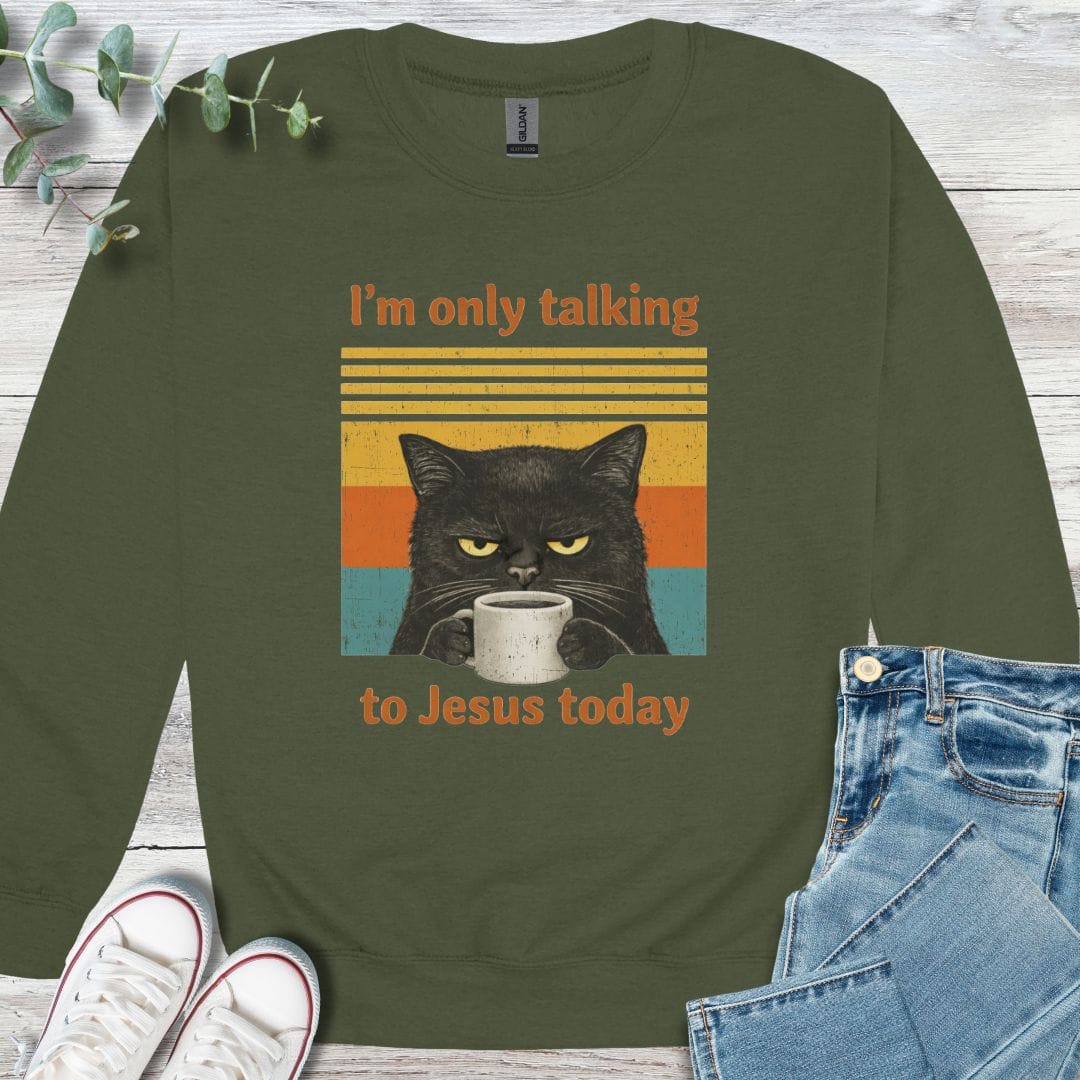 Social Fasting Sweatshirt - Christian graphic sweatshirt