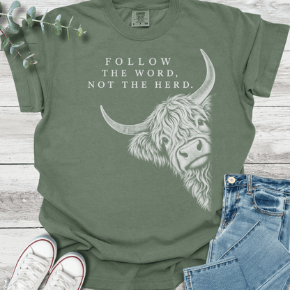 Word Over Herd T-Shirt - Christian graphic tee