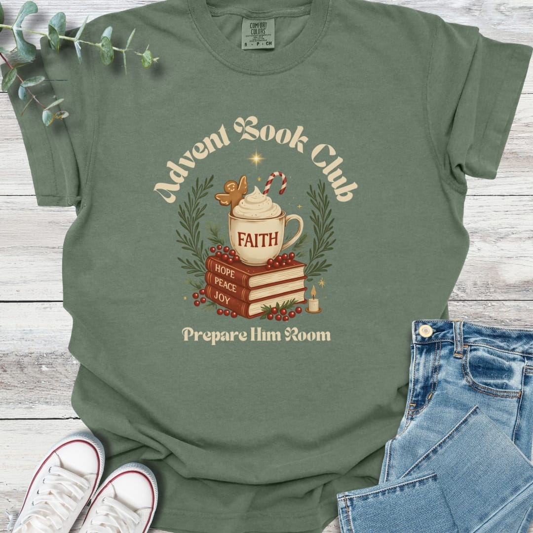 Advent Book Club T-shirt - Christian graphic tee