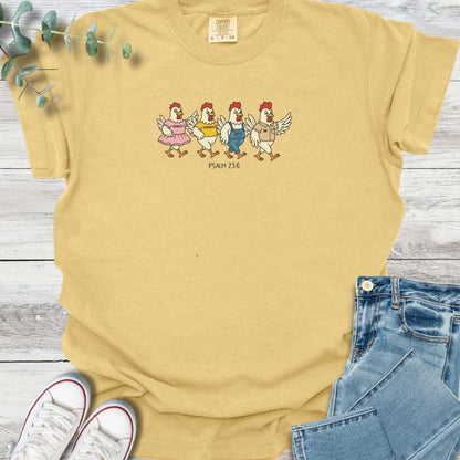 The Goodness Gang T-Shirt in Mustard - Christian graphic tee
