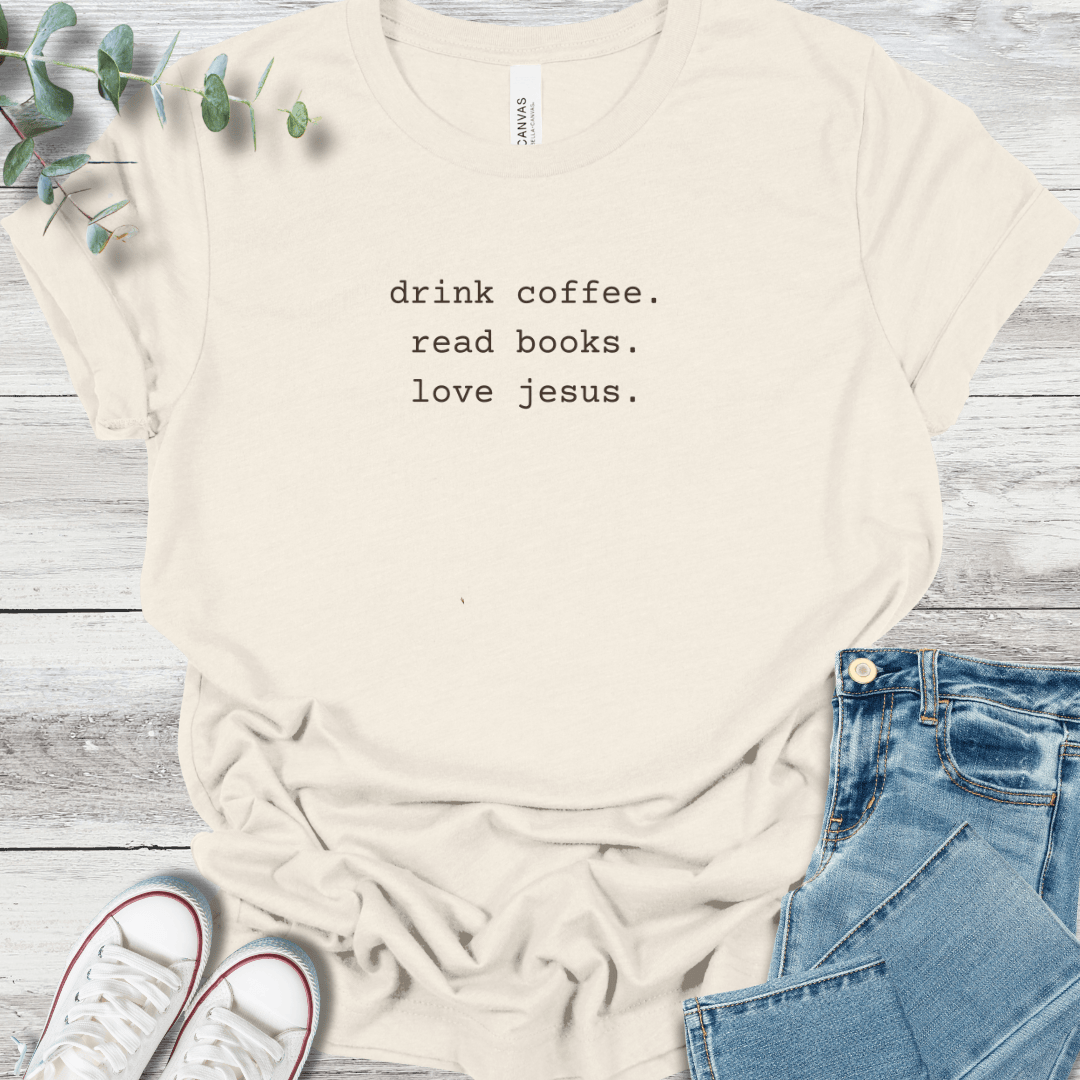 Daily Life T-Shirt in Natural - Christian graphic tee
