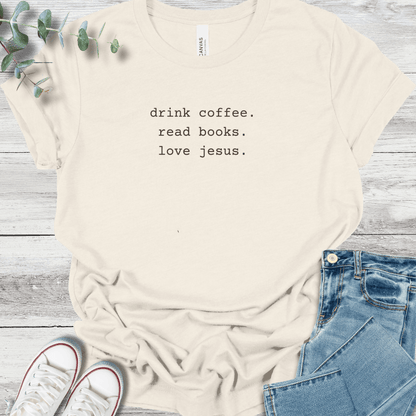 Daily Life T-Shirt in Natural - Christian graphic tee