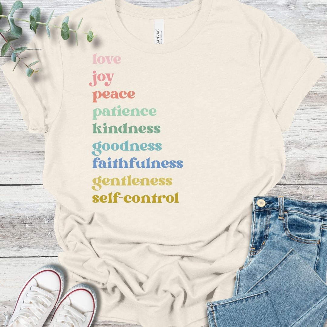Fruity T-Shirt in Natural - Christian graphic tee