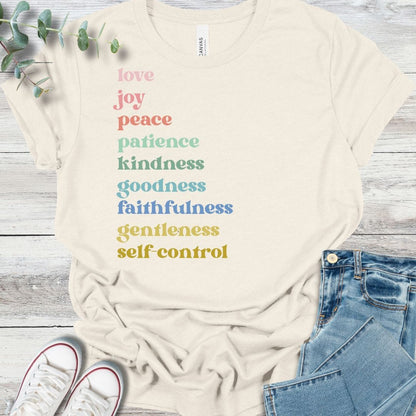 Fruity T-Shirt in Natural - Christian graphic tee