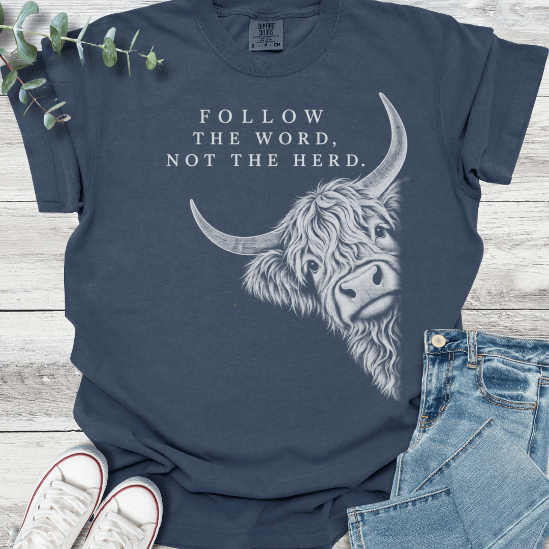 Word Over Herd T-Shirt - Christian graphic tee