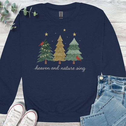Heaven's Song Sweatshirt - Christian graphic sweatshirt
