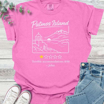 Patmos Review T-Shirt - Christian graphic tee