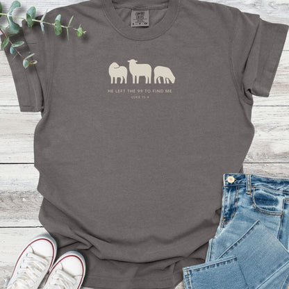 Left the 99 T-Shirt in Pepper - Christian graphic tee