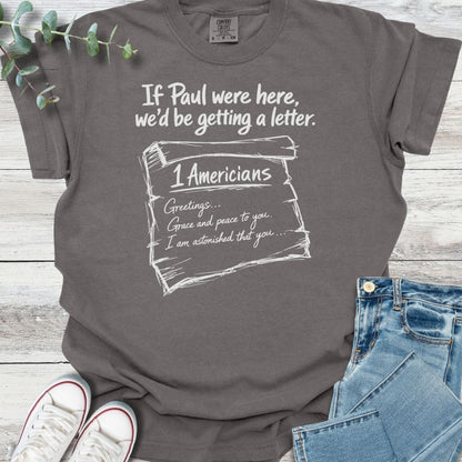 1 Americians T-Shirt in Pepper - Christian graphic tee