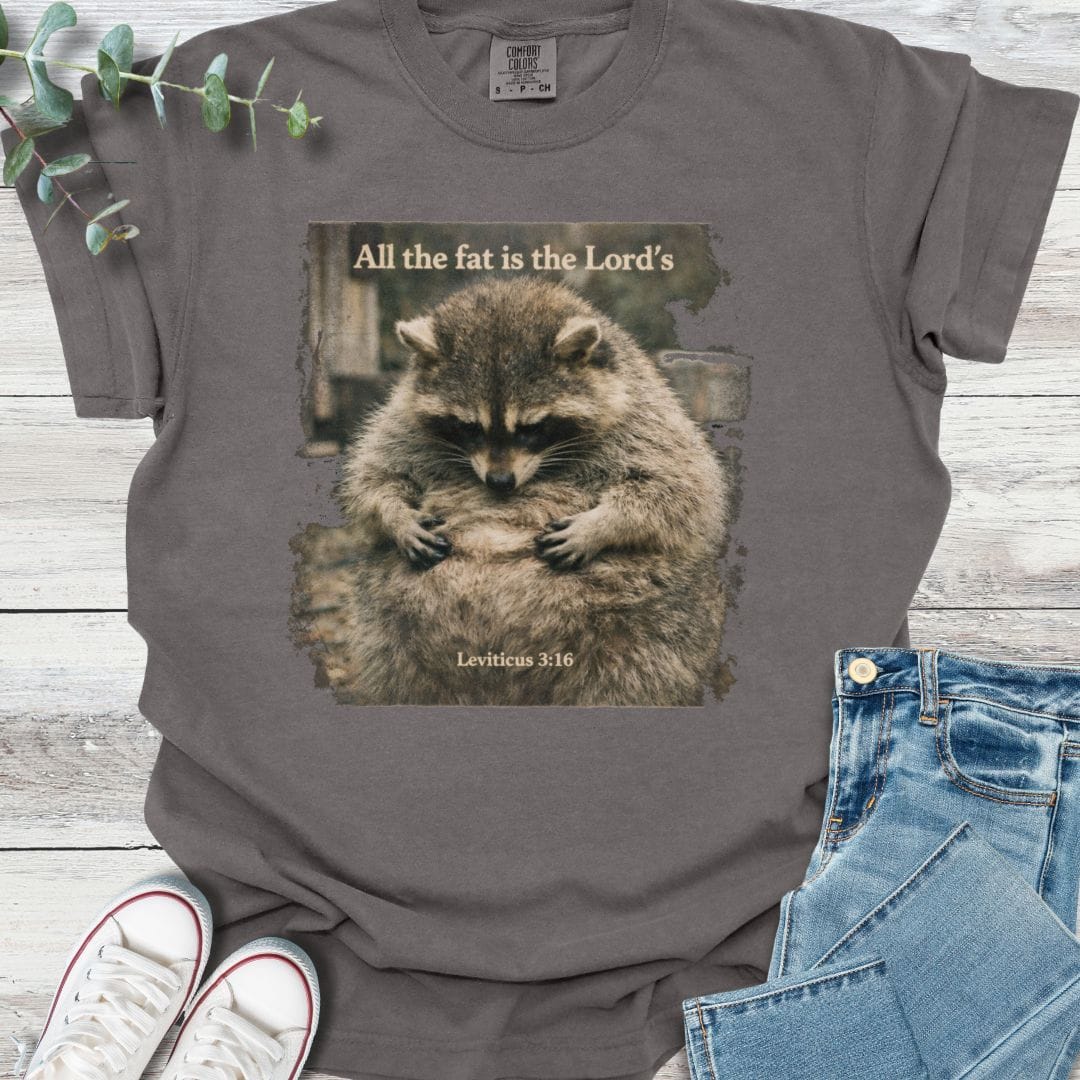 Fatty Portion T-shirt in Pepper - Christian graphic tee