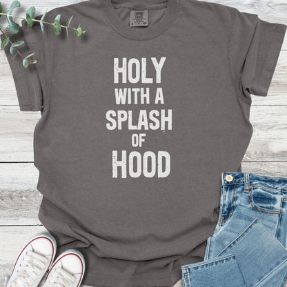 Sanctified Street T-shirt in Pepper - Christian graphic tee