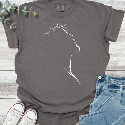 Silhouette Of A King T-shirt in Pepper - Christian graphic tee