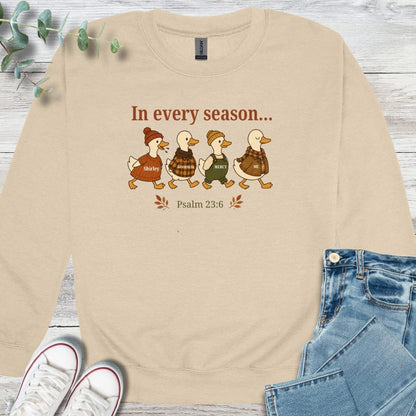 The Fall Chase Sweatshirt - Christian graphic sweatshirt