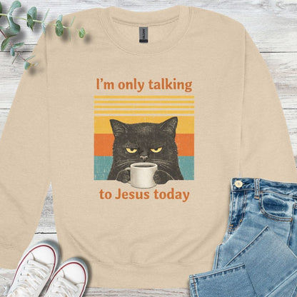 Social Fasting Sweatshirt - Christian graphic sweatshirt