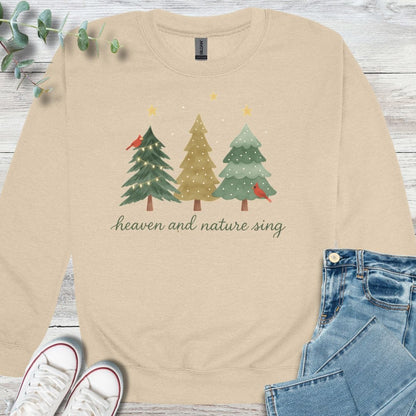 Heaven's Song Sweatshirt - Christian graphic sweatshirt