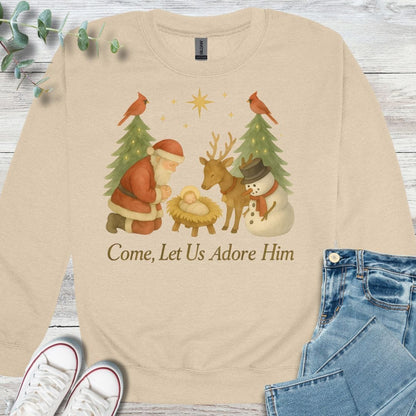 Christmas Adoration Sweatshirt