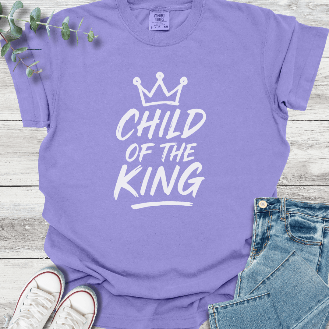 Royal T-shirt in Violet - Christian graphic tee