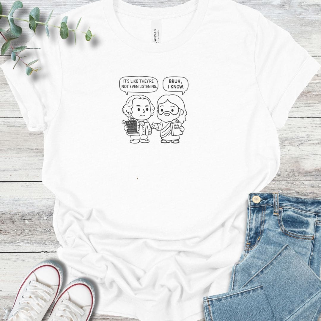Formal Grievances T-Shirt in White - Christian graphic tee