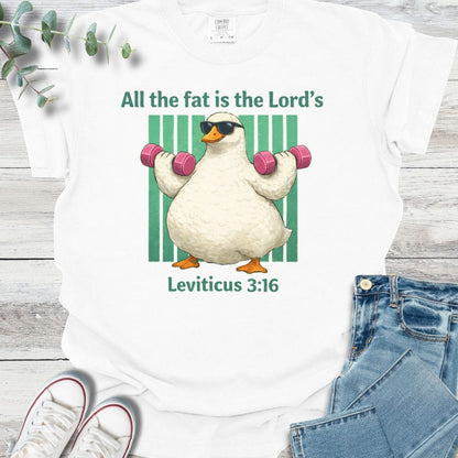 Holy Portion T-Shirt in White - Christian graphic tee