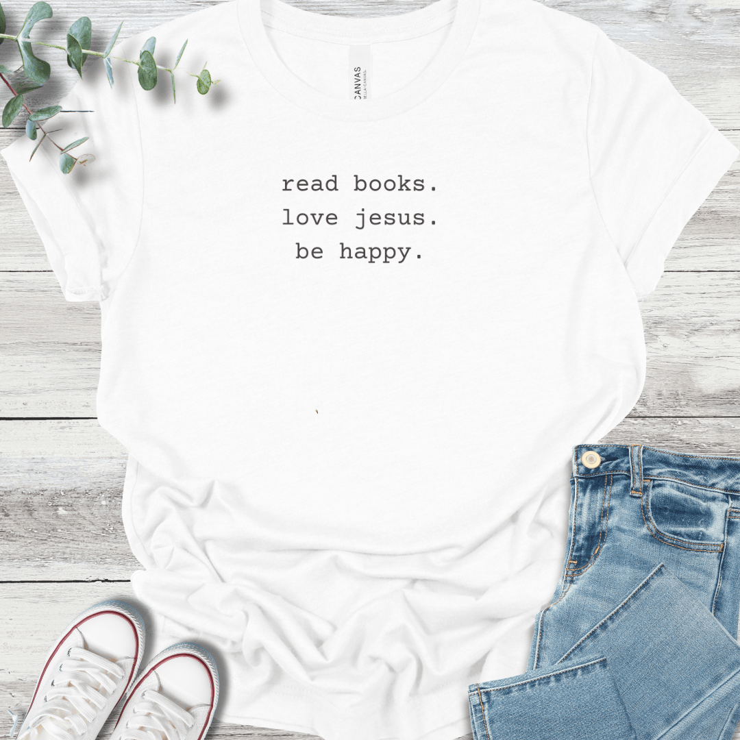 Contentment T-Shirt in White - Christian graphic tee