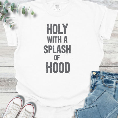 Sanctified Street T-shirt in White - Christian graphic tee