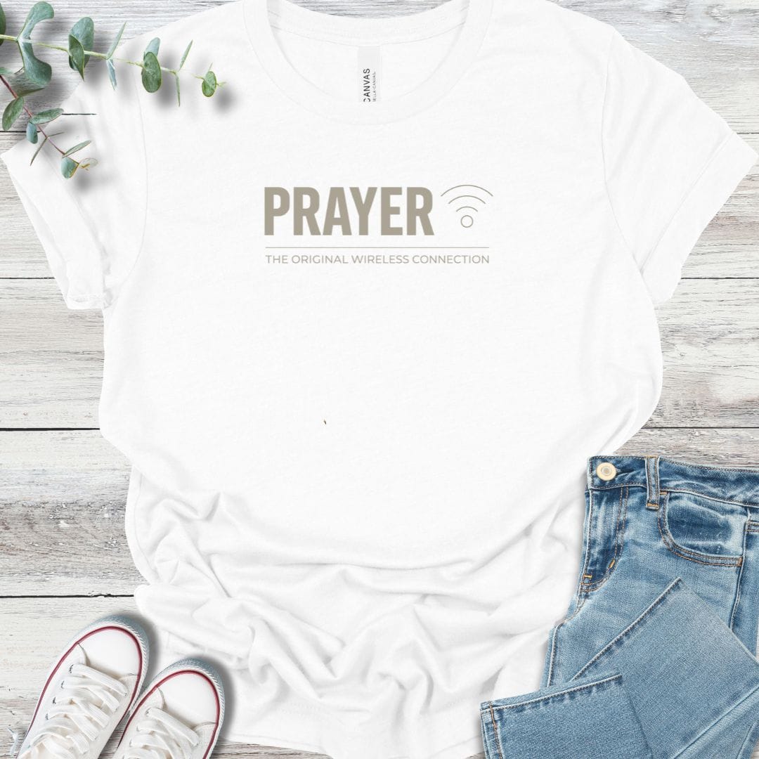 Original Wifi T-Shirt in White - Christian graphic tee