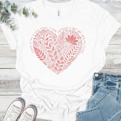 Floral Heart T-Shirt