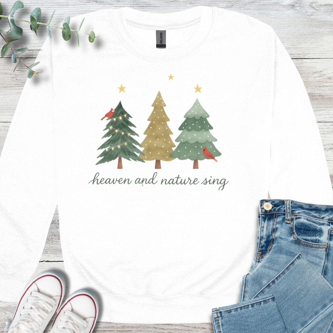 Heaven's Song Sweatshirt - Christian graphic sweatshirt
