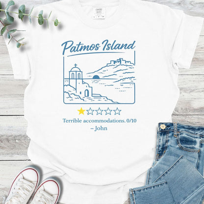 Patmos Review T-Shirt - Christian graphic tee